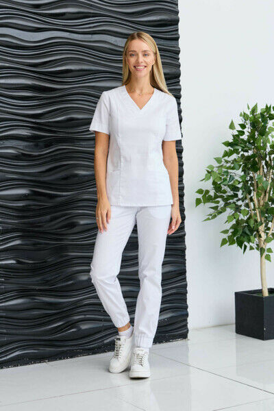 Топ женский Dr. Nice, хирургический, белый, 52 - фото 2