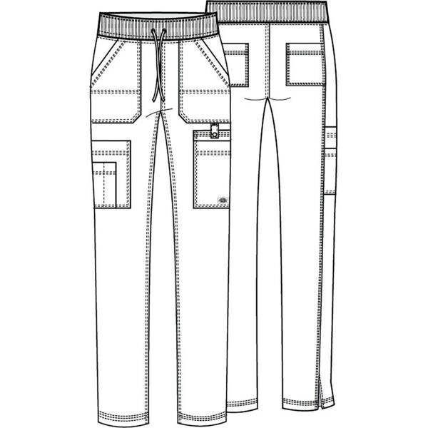 Брюки женские Dickies DK080, синий, XS - фото 4