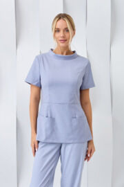 Туника женская Dr. Nice «Ирэн», со стойкой, серый, 52