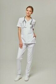 Туника женская Dr. Nice, короткий рукав, серый, 42