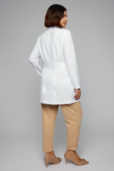 Халат женский 233 Streich, длинный рукав, белый, 50 - фото 9