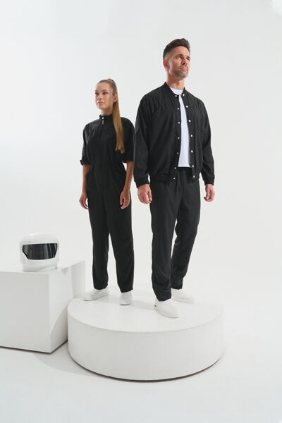 Бомбер мужской Тезис TZ690, черный, 48 - фото 3