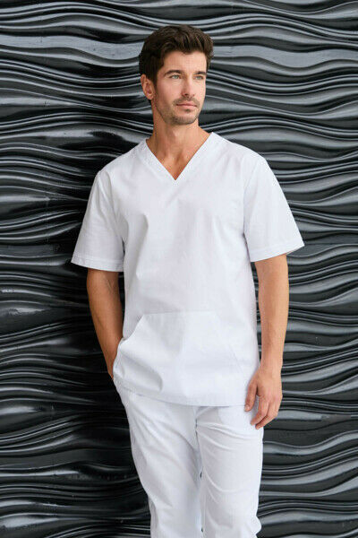 Туника мужская Dr. Nice с накладным карманом, белый, 48 - фото 0