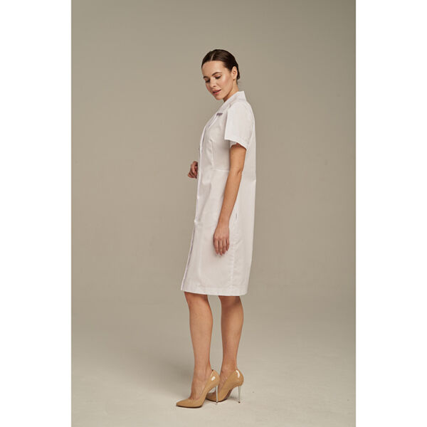 Халат женский Dr. Nice двубортный, белый, 44 - фото 2