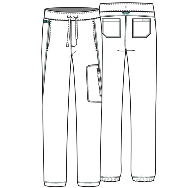 Брюки мужские Cherokee WW012, зеленый,  M - фото 3