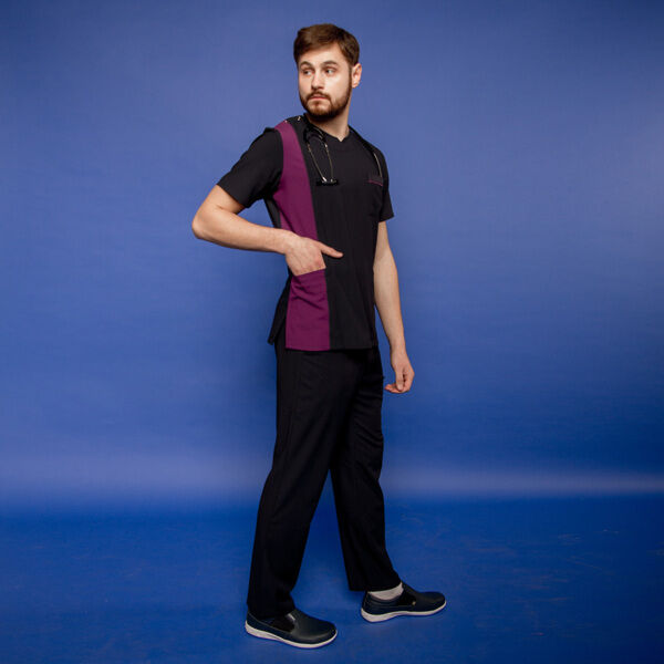 Туника мужская 260 Wisconsin, R148-143 синий/фиолетовый, XL - фото 1