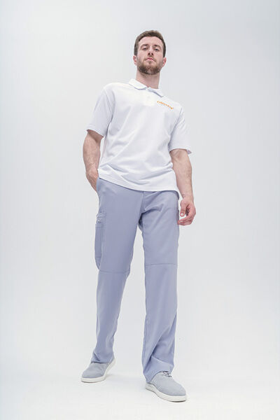 Поло мужское Osstem, белый, 54 - фото 4