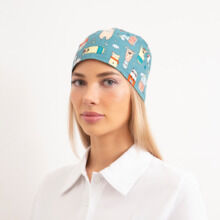 Шапочка медицинская, принт "Animal