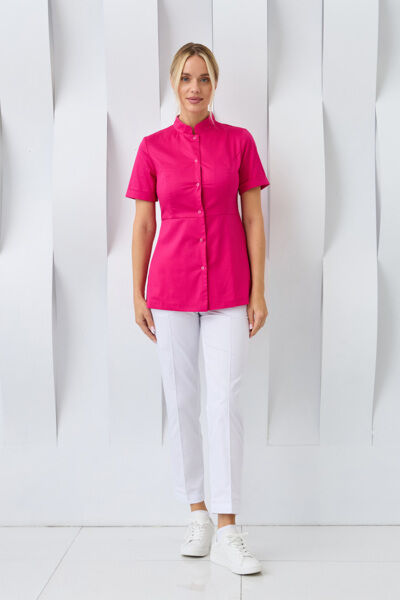 Туника женская Dr. Nice на кнопках, малиновый, 50 - фото 2