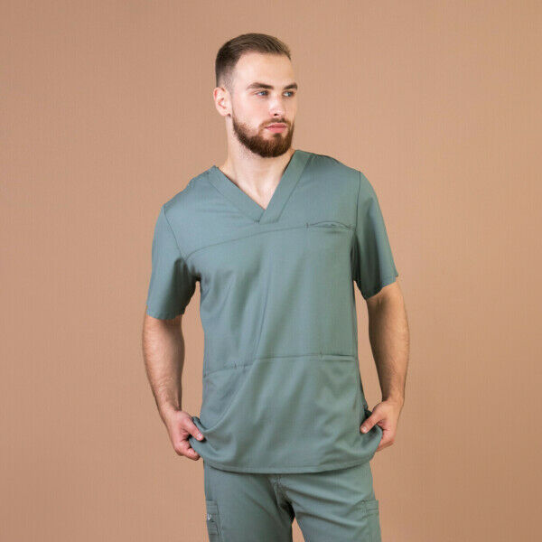 Туника мужская Тезис TZ600, оливковый, 56 - фото 0