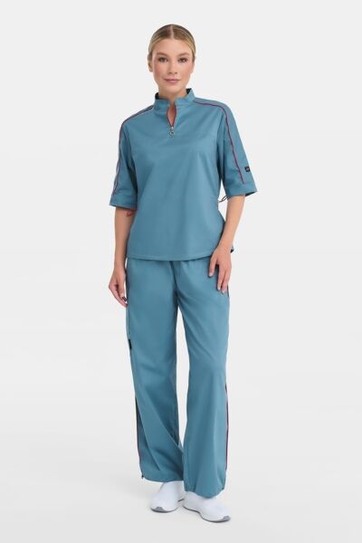 Брюки женские Тезис TZ320, tensa, серо-голубой, 46 - фото 4