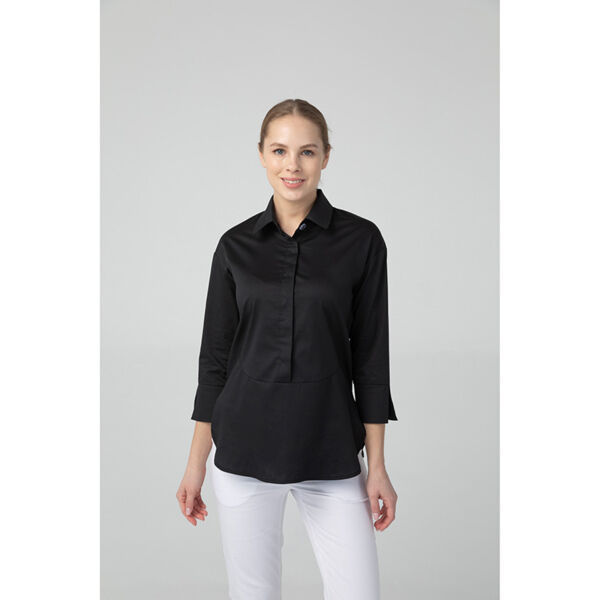 Рубашка женская Dr. Nice, черный, 44 - фото 4