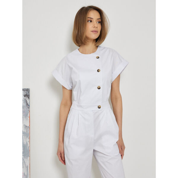 Комбинезон женский Dr. Nice «Beauty», белый, 50-52 - фото 1
