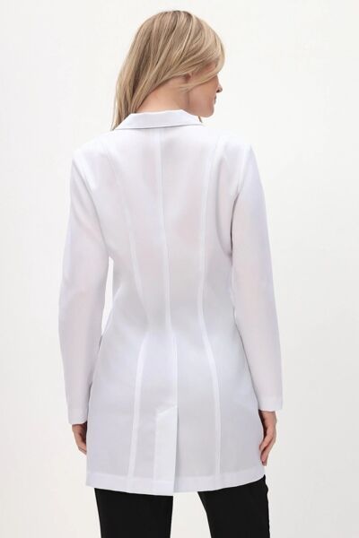 Халат женский 233 Streich, длинный рукав, белый, 48 - фото 4