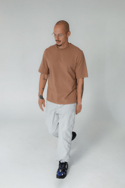 Футболка мужская Тезис, бежевый, 50-52 - фото 2