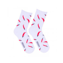 Носки мужские, "Перцы", белый, 41-45