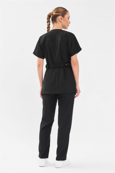 Рубашка женская Тезис TZ462, черный, 44 - фото 4