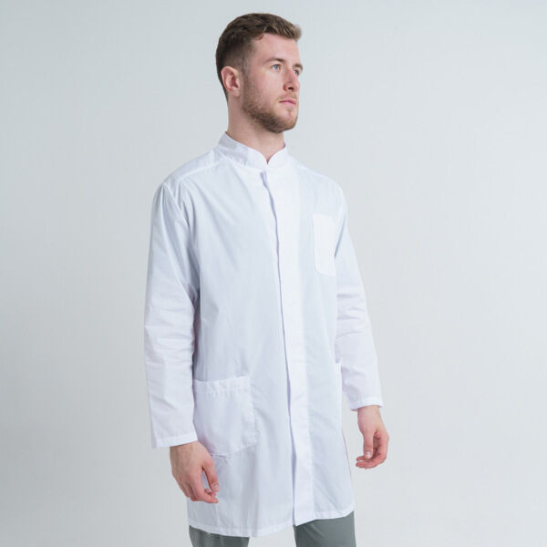 Халат мужской 68ТСД, белый, 60