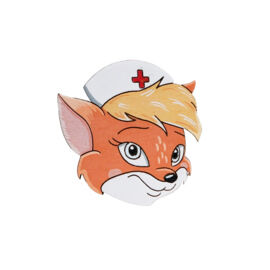 Значок "Лисья мордочка"