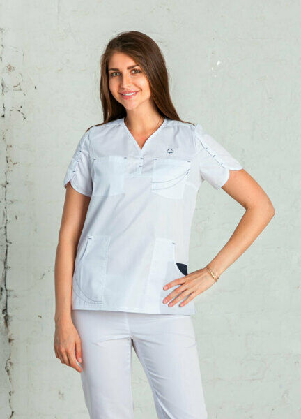 Туника женская WW110, белый, 44 - фото 0