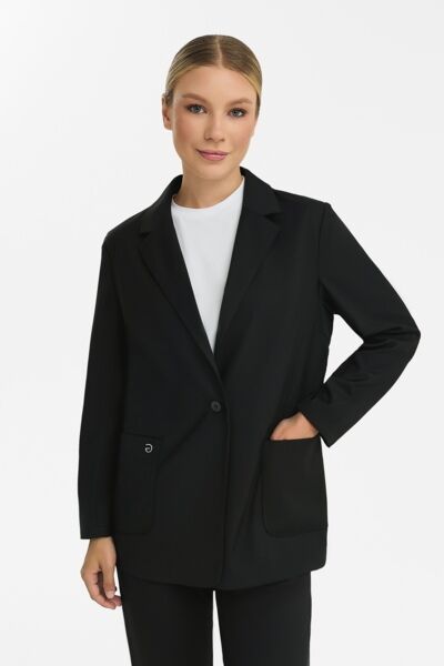 Пиджак женский Тезис TZ230, черный, 50 - фото 0