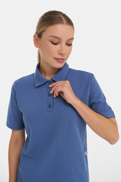 Поло женское Тезис TZ050, серо-голубой, 52 - фото 2