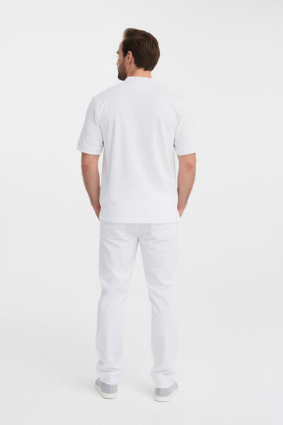 Поло мужское Тезис TZ560, белый, 52 - фото 6