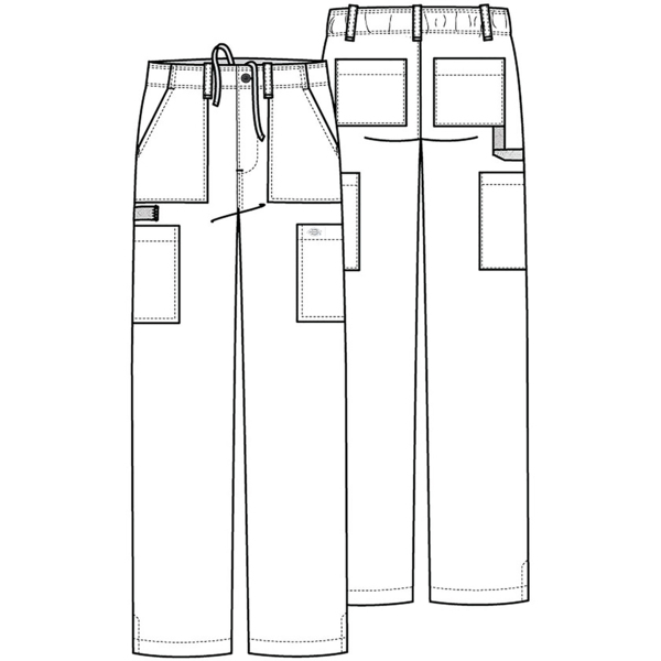 Брюки мужские укороченные Dickies DK015S, оливковый, S - фото 4