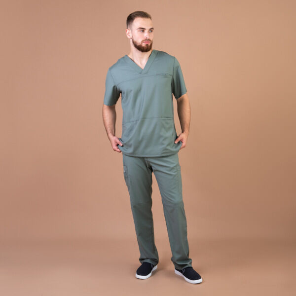 Брюки мужские Тезис TZ610, оливковый, 50 - фото 3