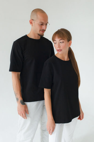 Футболка женская Тезис TZ111, черный, 52-54 - фото 5