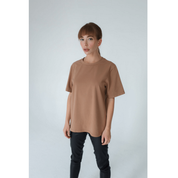 Футболка женская Тезис, бежевый, 54-56 - фото 1