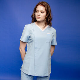 Туника женская 268 California, R132 светло-голубой, 3XL