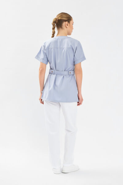 Рубашка женская Тезис TZ462, серый, 56 - фото 3