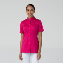 Туника женская Dr. Nice на кнопках, малиновый, 54