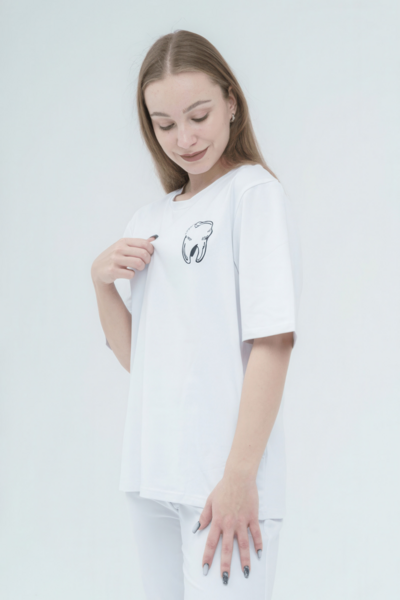 Футболка женская Тезис, принт 