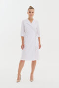 Халат-платье Тезис TZ150, белый, 46