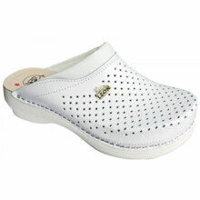 Сабо Леон PU100, женские, белые, 40