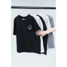 Футболка мужская Тезис, принт "Зубик", черный, 50-52