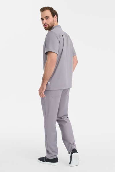 Брюки мужские Тезис TZ620, серо-бежевый, 48 - фото 4