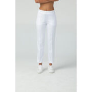 Брюки женские Dr. Nice «ШОВ», белый, 52
