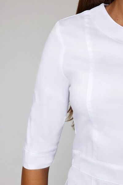 Халат женский 278 Ultra, 1/2 рукав, белый, 46 - фото 2