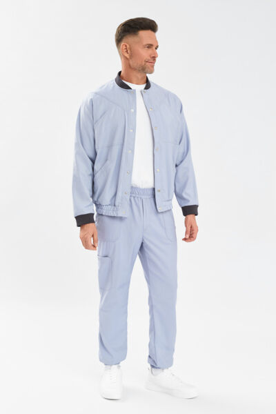 Бомбер мужской Тезис TZ690, серый, 46 - фото 1