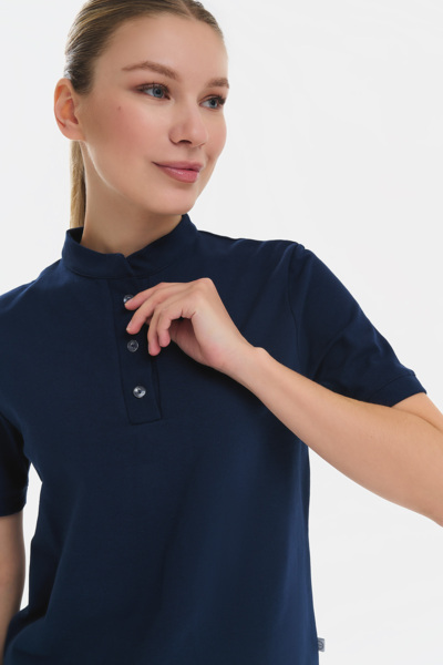 Поло женское Тезис TZ060, темно-синий, 52 - фото 3