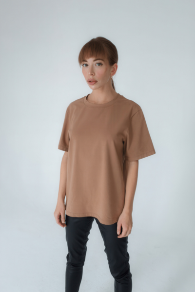 Футболка женская Тезис, бежевый, 48-50