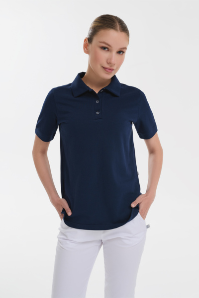 Поло женское Тезис TZ050, темно-синий, 52 - фото 3