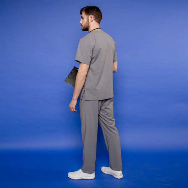 Брюки мужские, R192 серый, S - фото 2