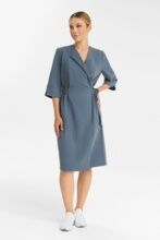 Халат-платье Тезис TZ150, синий, 50