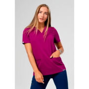 Топ медицинский женский OLIVIA, бордовый, 48