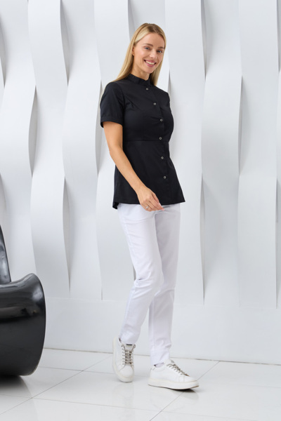Туника женская Dr. Nice на кнопках, черный, 52 - фото 3