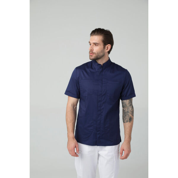 Туника мужская Dr. Nice, на молнии, синий, 52 - фото 3